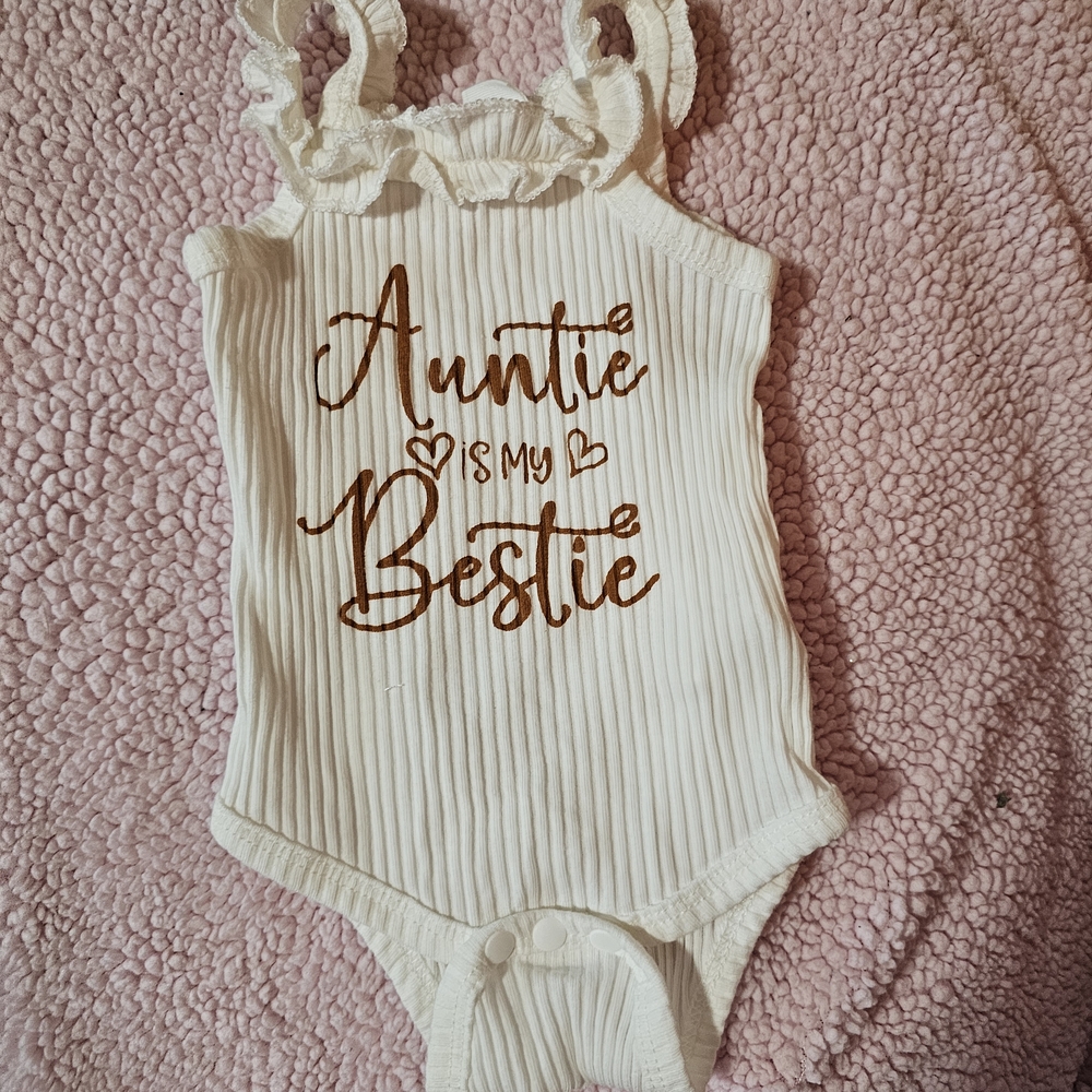 SHEIN Cream Ribbed Bodysuit - Auntie Love